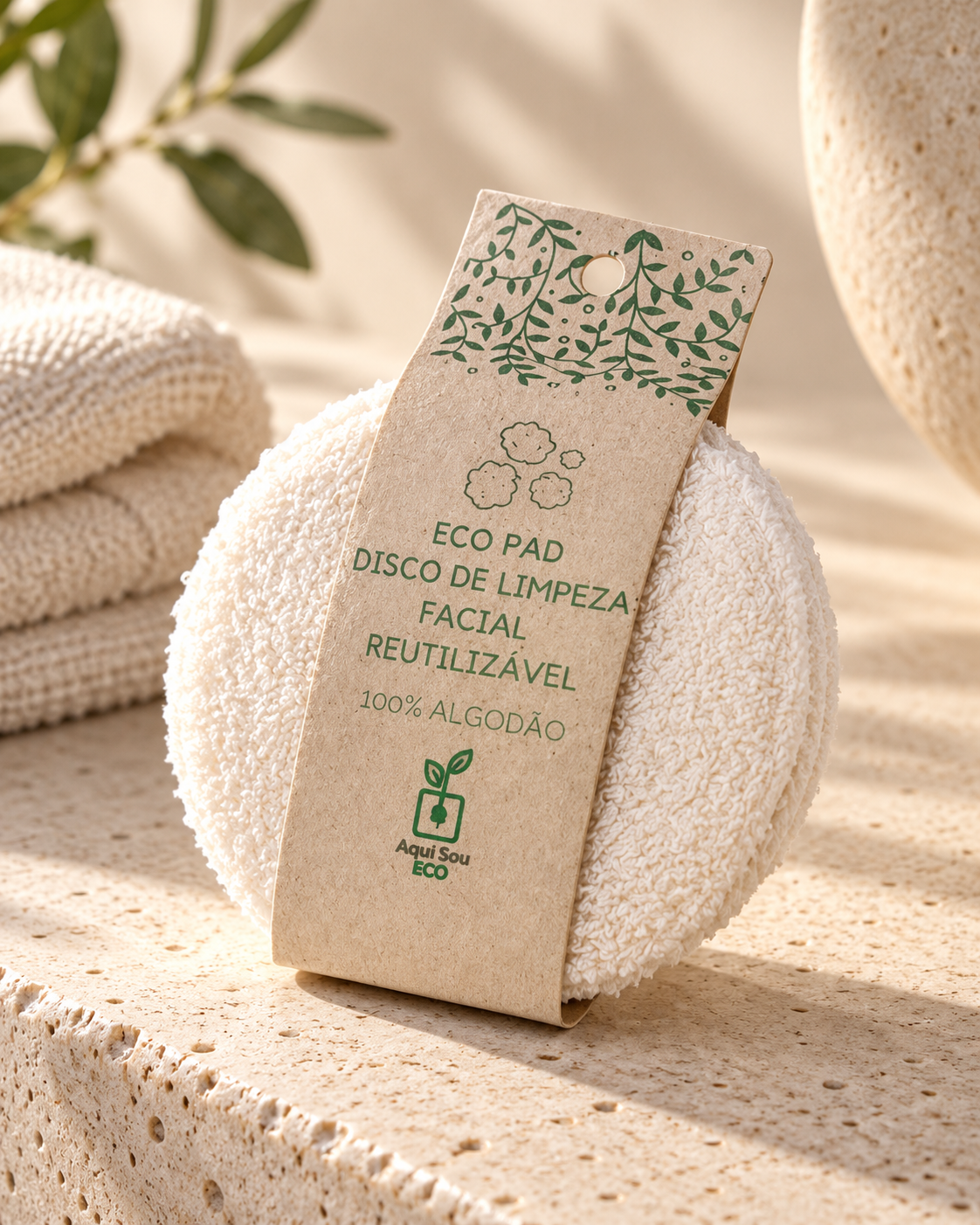 Eco Pads Réutilisables en Coton | Lot de 3